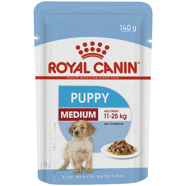 Sachê Royal Canin Cães Medium Puppy - 140 g