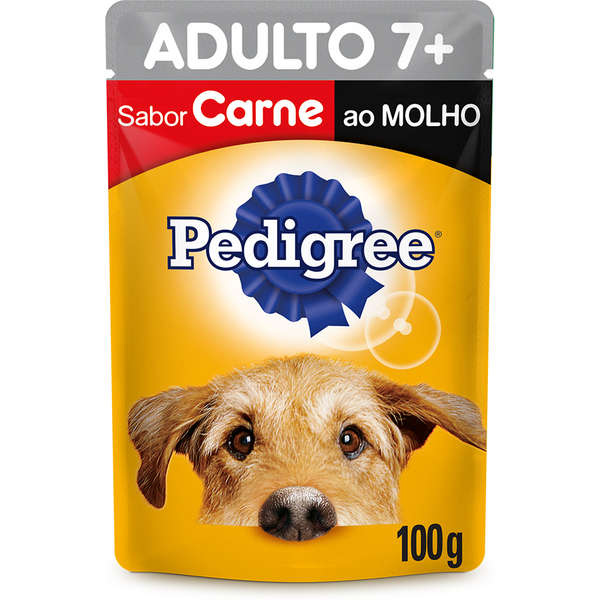 Sachê Pedigree Cães Idosos Carne - 100g
