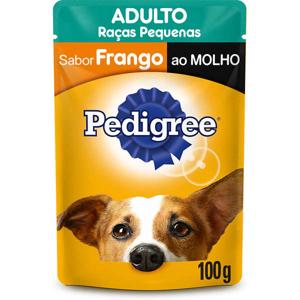 Sachê Pedigree Cães Raças Pequenas Adultos Frango - 100 g