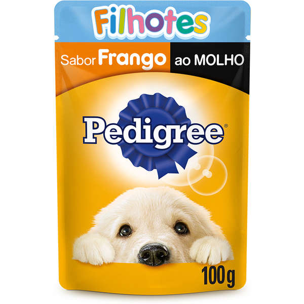 Sachê Pedigree Cães Filhotes Frango - 100g